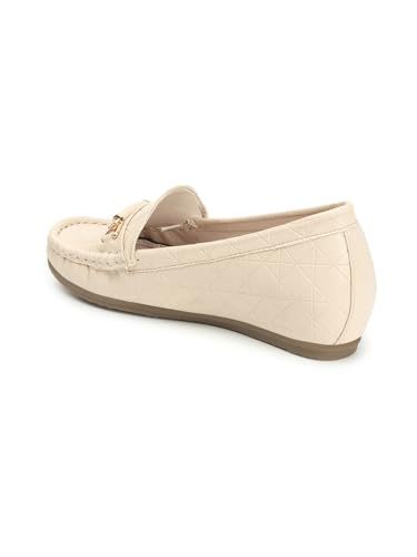 Image of Carlton London Women Comfortable Slip On Flat Loafer Ballet with Heels, for Party and Wedding, Casual and Formal Occasions