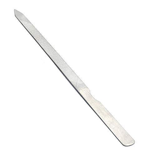 AAProTools 4.5 Inch Triple Cut Stainless Steel Nail File (1 pack)
