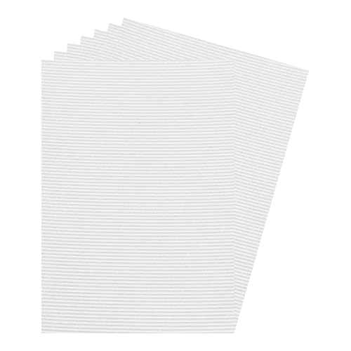 Feuilles de carton ondulé pour projets artistiques scolaires et maquettes