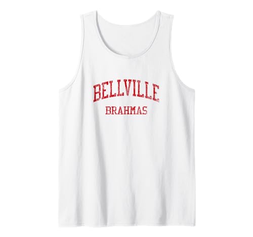 Bellville High School HS Bellville TX Vintage Sports Tank Top