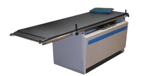 X-Ray Table Pad: 80" x 30" x 1" - Comfort Foam, Techno-Tuff Black Vinyl [with Grommets], USA Made