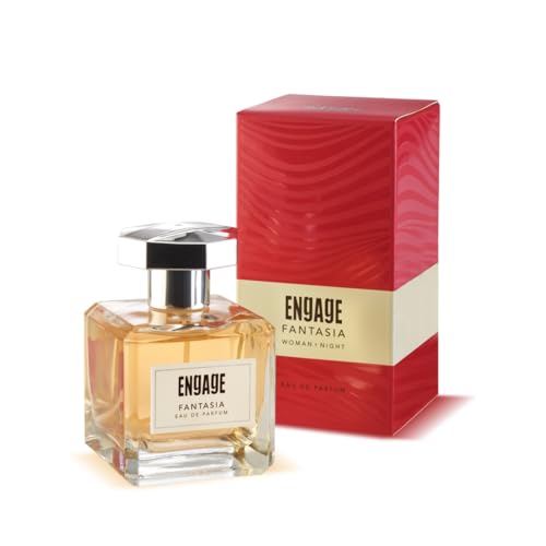 Engage Fantasia Perfume for Women 100ml, Long Lasting Perfume, Floral & Spicy Fragrance Scent, for Night Occasions, Gifts for Women,