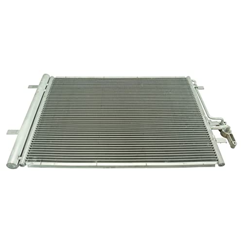 Image of TRQ A /C Condenser & Receiver Drier Assembly for 08-15 Land Rover LR2 12-18 Range Rover Evoque 15-18 Discovery Sport 08-15 Volvo S80 08-10 V70 10-15 XC60 08-16 XC70