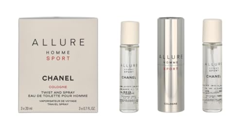 Chanel Perfume- Allure Homme Sport Travel Spray and 2 Refills