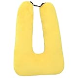 kaninchenfell jacke kaufen  Strike Iron Reisekissen Kind Nackenkissen Autoschlafkissen für Lange Reisen U-Form Auto Sicherheitsgurt Kissen Reisekissen für Kinder Künstliches Kaninchenfell Rot Auto Reisekissen
