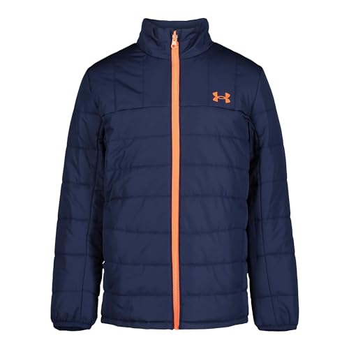 Image of Under Armour Boys' Westward 3-in-1 Jacket, Removable Quilted Liner & Hood, Windproof & Water Repellant