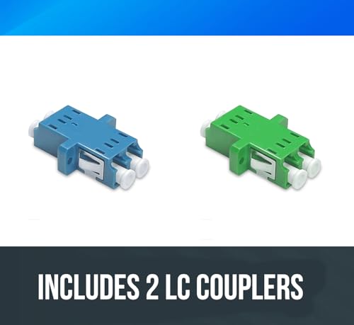 Solución para conectar SC a LC: adaptador de fibra óptica dúplex de 1 pie 5