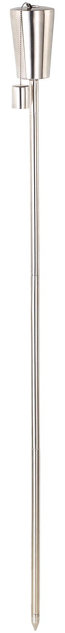 Carlo Milano Jardín - antorcha: Antorcha de jardín de Acero Inoxidable Amor en un Juego de 2, Inoxidable, 280 ml, 110 cm (Acero, jardín petróleo, Lámpara Kerosene)