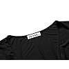 VETIOR-Womens-Deep-V-Neck-Short-Sleeve-Unique-Slim-Fit-Cross-Wrap-Shirts-Crop-Tops VETIOR Going Out Tops Wrap Short Sleeve Sexy Crop Tops for Women Summer Tops for Women 2022 Black Crop Top V Neck M Black