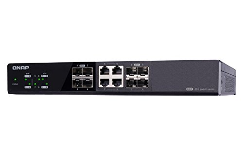 QNAP QSW-804-4C-US 8-Port Unmanaged 10GbE Switch, Eight 10GbE SFP+