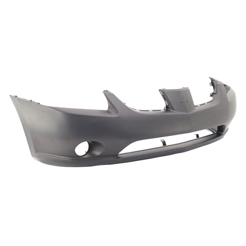 Image of FitParts Compatible with Mitsubishi Galant 2004-2006 Front Bumper Cover | Primed, With Fog Light Holes, Sedan, Ready to Paint, OEM 6400B276, MI1000298