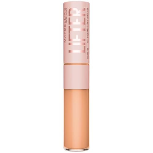 Maybelline New York Correttore in Siero Copri Occhiaie, Per Tutti i Tipi di Pelle, Contorno Occhi Illuminato, Formula Idratante, Con Caffeina e Peptidi, Lifter Concealer, TonalitĂ : 50, 5 ml