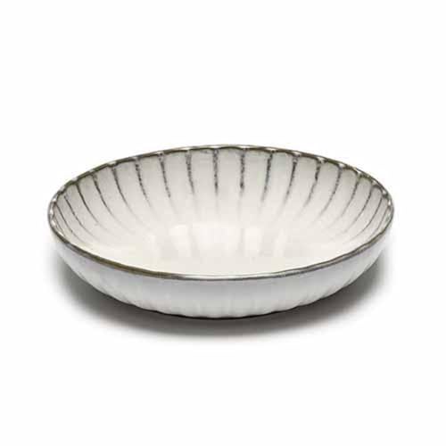 White Inku Deep Plate by Serax