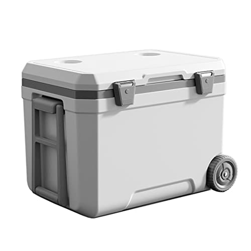 XANAYXWJ Wheeled Camping Cooler, Large 140qt/45L, Insulated Lid for Outdoor Adventures
