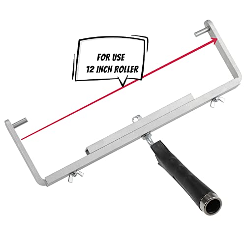 12-18 Inch Adjustable Paint Roller Frame With 12" Painter's Choice Roller Cover,Large Paint Roller For Ceiling Wall Painting #TOP3