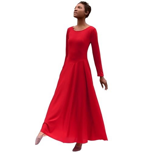 Robe de danse liturgique Eurotard 13524 pour femme à manches longues