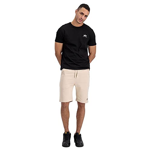 Alpha Industries Basic Short SL Short für Herren Jet Stream White – Ansicht 3