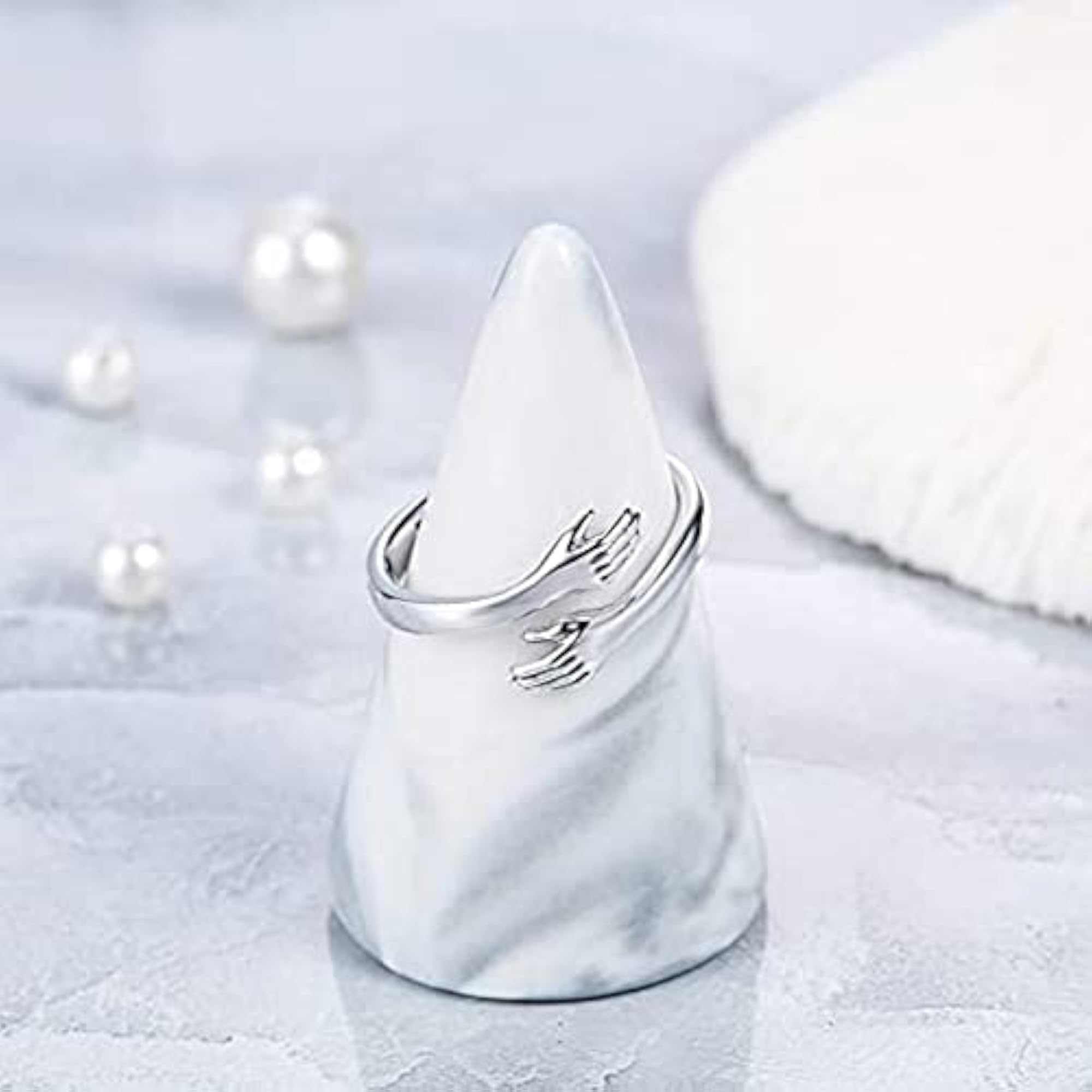 I Love You Forever Stainless Steel Hug Rings for Couples