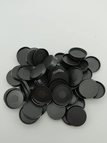 Lot of 60 28.5mm Round Bases Used for Warhammer 40k + AoS Games Workshop Bitz
