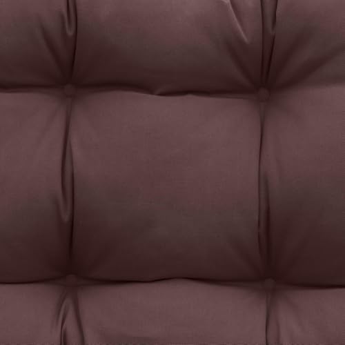Image of QILLOWAY Outdoor Wicker Cushion Set of 5 - Waterproof Fade Resistant Patio Furniture Cushions, Loveseat 2 U-Shape 2 Lumbar Pillows for Porch, Bench, Backyard, Garden, Coffee