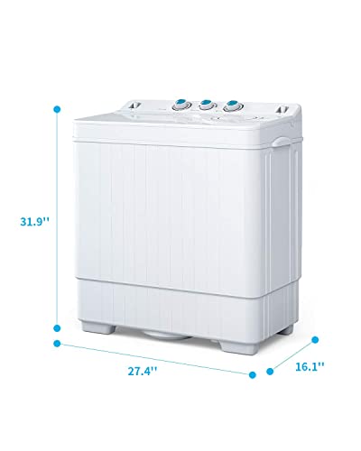 ROVSUN-Compact-Twin-Tub-Portable-Mini-Washing-Machine-26lbs-Capacity-Washer18lbs-Spiner8lbs-Built-in-Drain-PumpSemi-Automatic-for-Camping-Apartments-Dorms-RVs-White