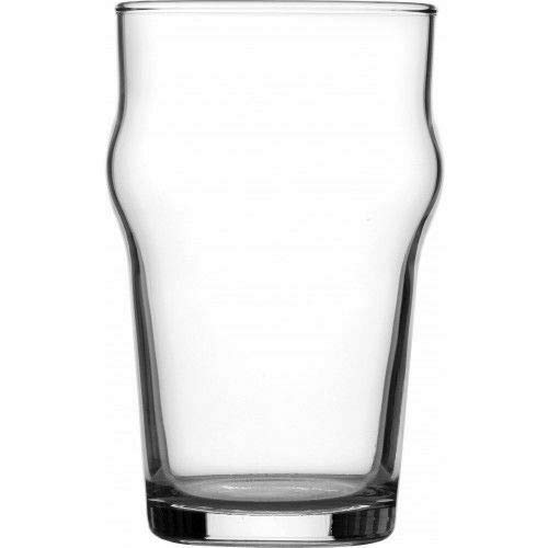 We Can Source It Ltd – Toughened Nonic Pint Glasses 20oz (56cl) with CE Marked – Durable Reusable Beer Glasses with Comfortable Grip – Ideal for Pubs, Bars & Home Use – Dishwasher Safe - Pack of 18