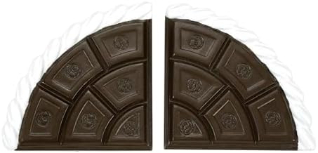 Department 56 Village Collection Accessories Cocoa and Cream Chocolate Bar Curved Road Landscape Figurine Set, 2.4 Inch, Multicolor image 3