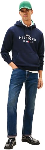Miniatura 5 de Tommy Hilfiger Brand Love Big Hilfiger Hoodie Mw0mw41427 Sudadera con Capucha Hombre (Pack de 1)