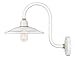 Hinkley 10766GW Foundry Outdoor Wall Sconce, 1-Light 100 Watts, Gloss White