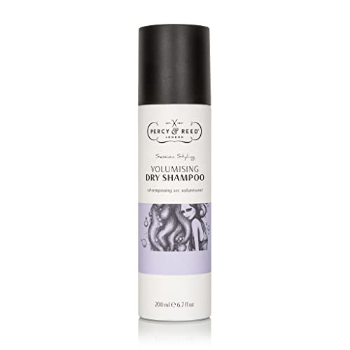 Percy & Reed Session Styling Volumising Dry Shampoo - Revives Hair In-Between Washes, Residue-Free, Ultra-Fine Formula Absorbs Excess Oil. Parabens & Silicones, Vegan Friendly - 200ml