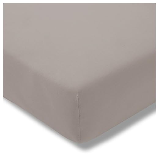 Erwin Müller Spannbettlaken Murnau Single-Jersey - hautfreundlich, atmungsaktiv, bügelfrei, strapazierstark - grau Größe 90x190-100x200 cm 7 ESTELLA Topper-Spannbetttuch Zwirnjersey | Kiesel | 180-200x200 cm | passend für Topperhöhen von 7-10 cm | trocknerfest und bügelfrei | 97% Baumwolle 3% Elastan