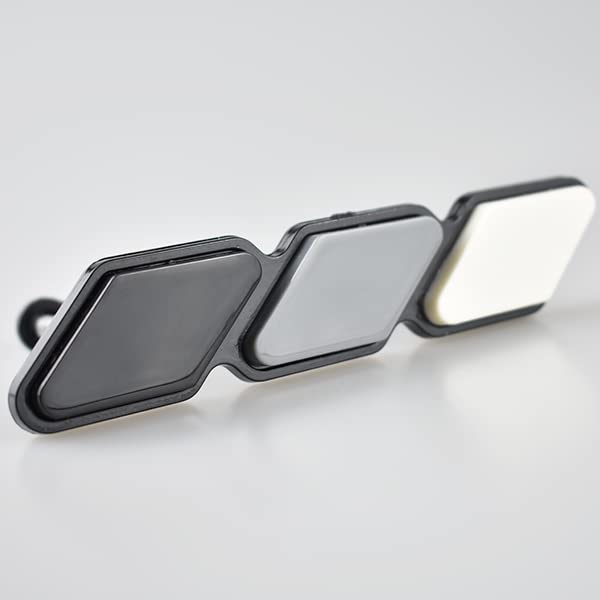 Image of Boigoo Tri-Color Grille Badge Emblem Cars Front Decoration Accessories