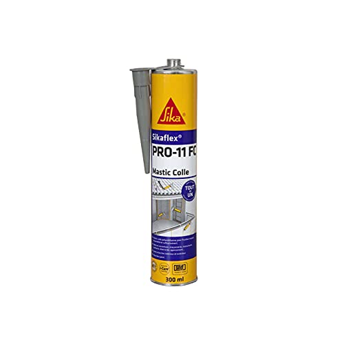 Lot de 3 mastics colle SIKA Sikaflex PRO 11 FC Purform - Gris béton - 300ml