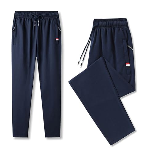 Men's Active Athletic Workout Jogger Sweatpants with Zipper Pocket and Drawstring2