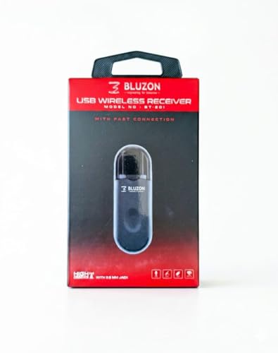 Image of USB Bluetooth Audio Receiver Dongle, 3.5mm Audio Jack Adapter, USB Powered, High Transmission Range, with Calling Function, for Car, Speakers, Headphones