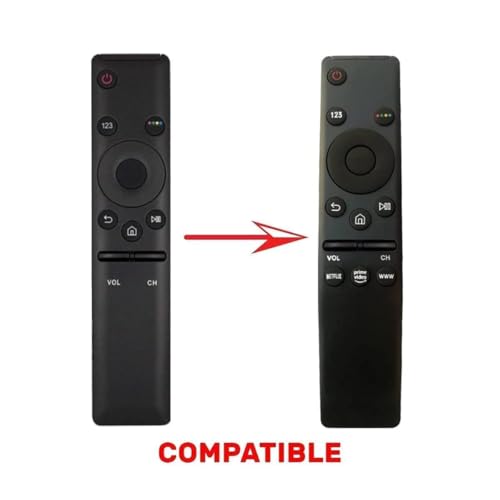Image of BLACKSHEEP Compatible with Samsung Smart 4K Tv Remote Original Led UHD QLED Television and Monitor Suitable for Frame Ultra 6 7 8 Series with Hot Keys BN59 Model Without Voice Command,-(Black)