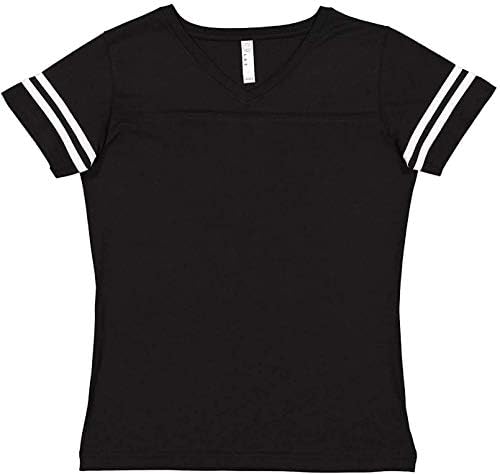 LAT Ladies Gameday Mash-Up Long Sleeve Fine Jersey Tee (3534)