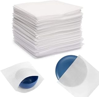 Pack of 50 Packaging Materials Bubble Wrap Moving Boxes Foam Packaging Moving Packaging Foam Film Moving Material for Moving Tableware Packaging Storage and Shipping (33 x 33 cm / Thickness 2 mm)