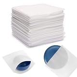 100 PCS Feuilles Mousse Epaisseur 2 mm Papier Bulle Mousse Demenagement pour Cartons Déménagement Vaisselle Plats Assiettes Verres Emballage Déménagement pour stockage et l'expédition (33x33)