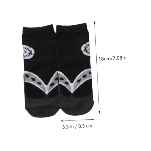 2 Pairs Clogs Pinto Socks Cotton Socks for Men Warm Big Toe Toddlers Ruffled Slipper2