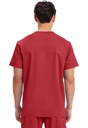 Image of Cherokee WW Revolution V-Neck Scrub Top for Men with 3 Pockets