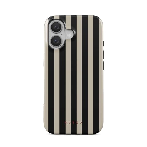 BURGA Unisex Phone Case for iPhone 16 – Dual-Layer Hybrid Design with Shock-Absorbing Silicone & Durable Exterior, Scratch-Resistant Finish and Raised Bezel Edge for Screen Protection & Daily Use