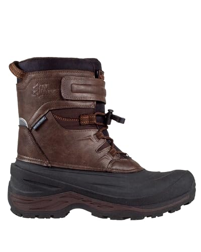 Ice Fields Andrew 2 Man-Made Leather Snow Winter Boots for Men, Warm, Insulated, Waterproof Shell
