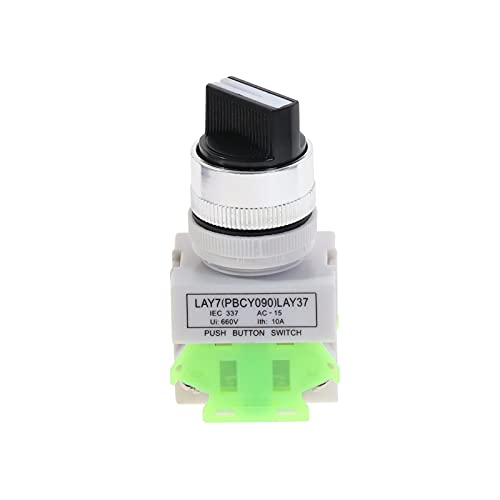 Encodeur rotatif 22mm commutateur bipolaire 2 positions Ith 10A