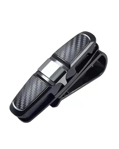 Support de lunettes pour pare-soleil de voiture noir universel