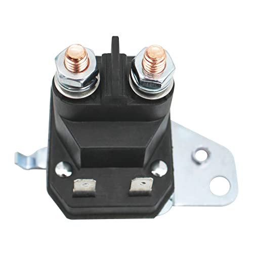 Starter Solenoid 762-1261-211-50 762-1261-211-51, 12V 100A 4 Terminals Lawn Mower Solenoid Compatible With MTD Lawn Mower Tractors, Compatible With Trombetta 862-1241-211-12 & Craftsman 532192507