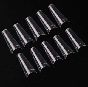 Sonailsofrench - Clear Ballerina Tip - Capsules: 100 Tips in Box