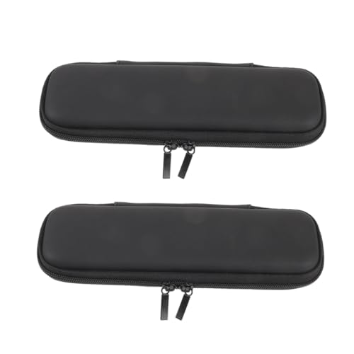 FOMIYES 2pcs Durable Hard Shell Travel Toothbrush Case with Breathable Mesh Pocket Lightweight Electric Toothbrush Holder for Travel Stylish and Portable