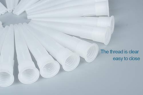 Miniatura 4 de 40 piezas de pistola de calafateo de plástico, herramienta de punta de boquilla para calafatear salchichas, aplicador de boquillas de calafateo,