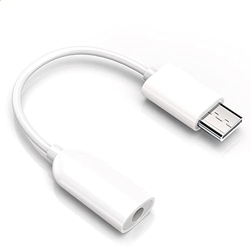 TPC Mobile Cable Adaptador Audio USB-C a Jack 3.5mm para Xiaomi Mi 8, Mi 9, Mi 10, Mi 10S, Mi 10T, Mi 10T Pro, Mi 11,Mi 11i, Mi 11T, Mi 11T Pro, Xiaomi 12, Poco F3. Mi Mix 4, Mi Pad 5